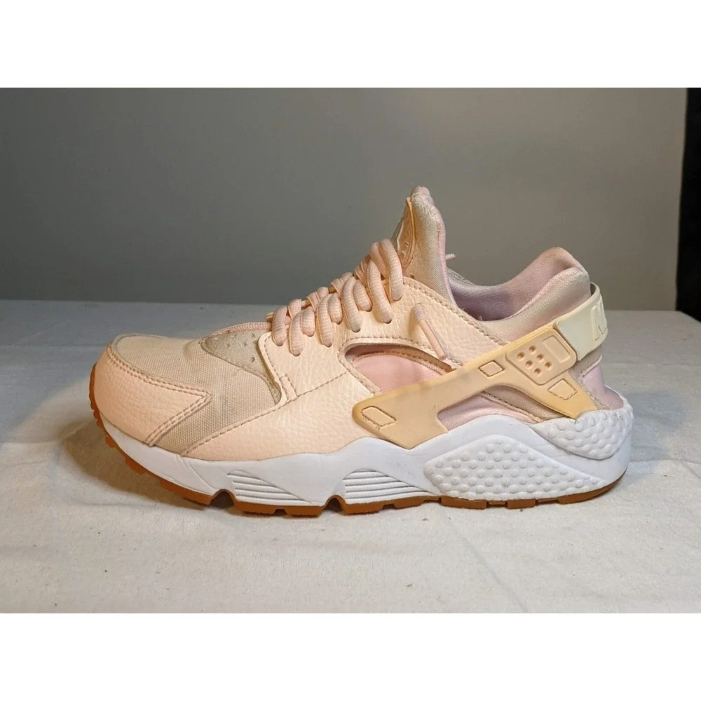 Nike Womens Air Huarache Run 634835-607 Sunset Tint Running Shoes Lace Up Sz 6 - Picture 8 of 9